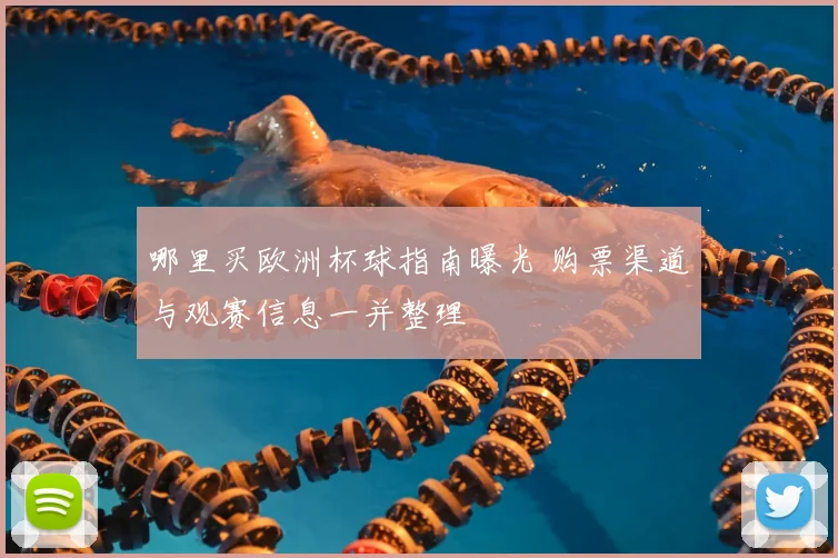 哪里买欧洲杯球指南曝光 购票渠道与观赛信息一并整理